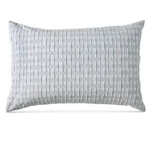 DKNY Refresh Cotton Tufted-Chenille Broken Stripe Standard. Color: Mist